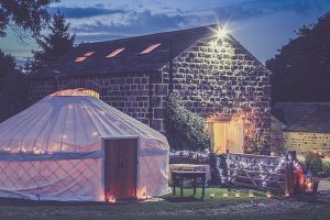 22ft yurt at The Chilli Barn - Yorkshire Yurts - Marquee Hire