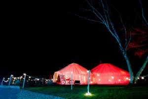 33ft-&-21ft-Yurts--Combo-at-night_Yorkshire-yurts